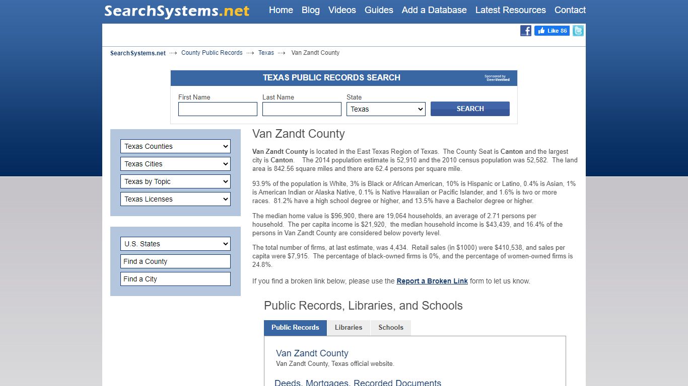 Van Zandt County Criminal and Public Records